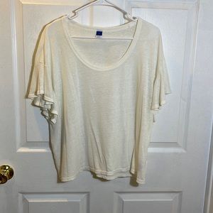 Cream Old Navy Top